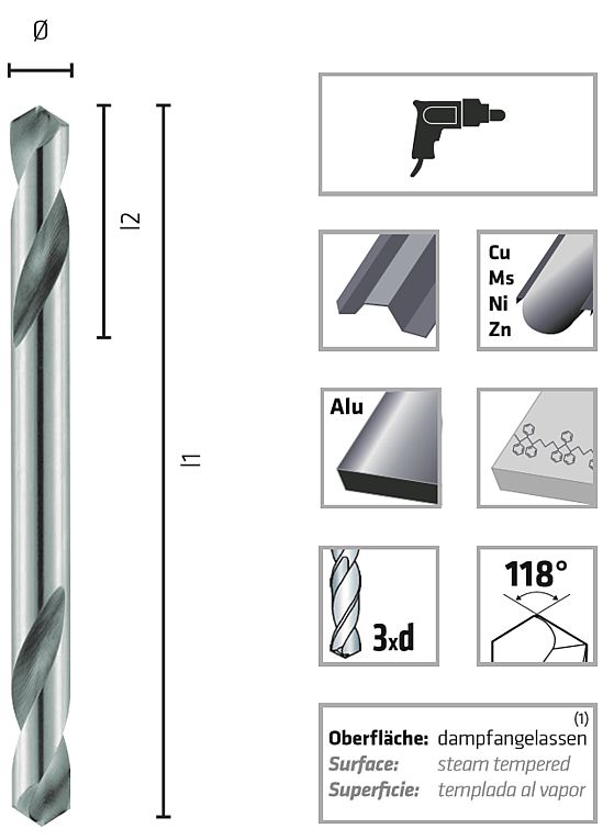 Alpen HSS PZ-Cobalt series specifications