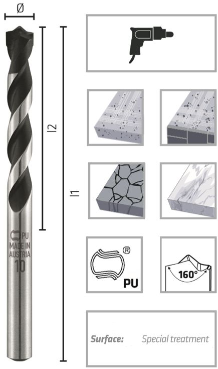 Alpen HSS PZ-Cobalt series specifications