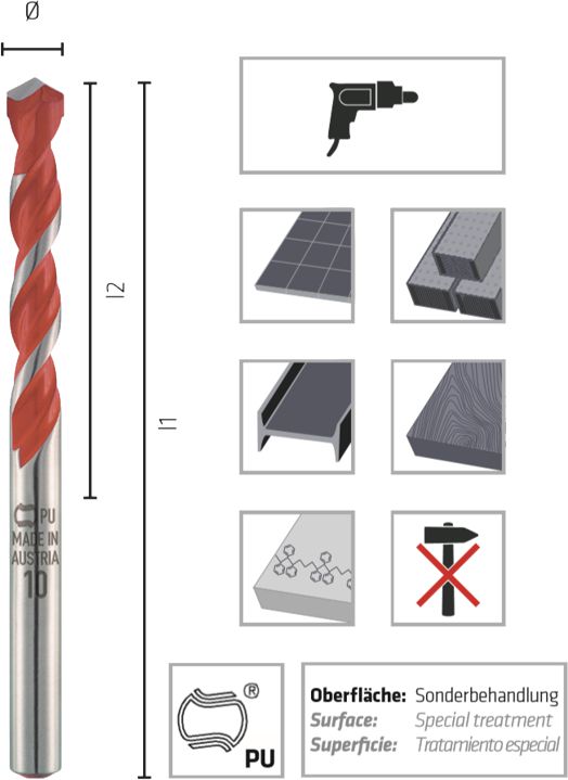 Alpen Profi Multicut bit series specifications