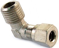 Conical male elbow connector