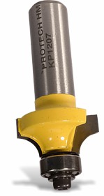 Corner round router bit