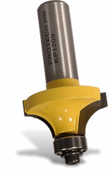 Corner round router bit