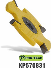 4 Wing slot cutter bit replacement blade by Pro-Tech