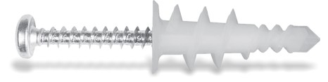 Nylon self-drill plasterboard fixing