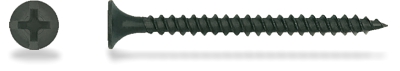 Drywall screw with coarse thread