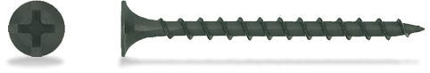 Drywall screw with coarse thread