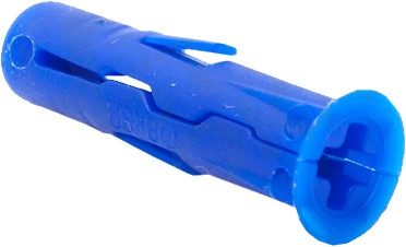 UNO UNIVERSAL PLUG BLUE 8MM 80 PER CLIP